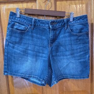 Classic Blue Denim Women's Jean Shorts